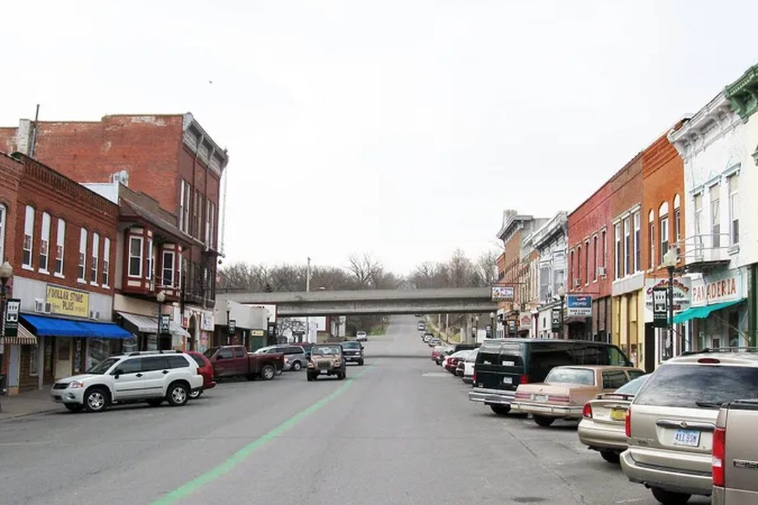 Main Street in Columbus Junction, Iowa, home of Columbus Community School District's Fullmind math tutoring pilot