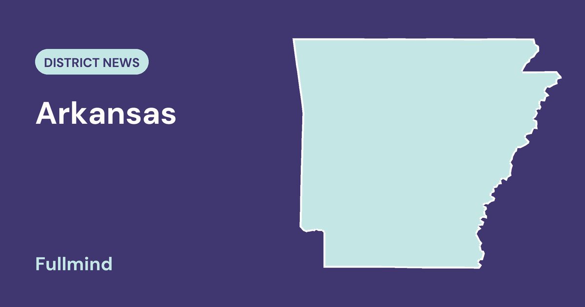 Outline map of Arkansas