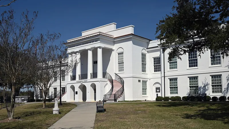 The Colleton County Courthouse in Walterboro, South Carolina
